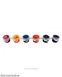 Batik Colour Dye Bucket - 6 x 2.5ml